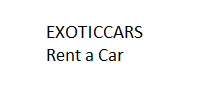 Exoticars Ενοικίαση αυτοκινήτου